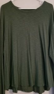 American Eagle Long Sleeve Green tee soft XXL
